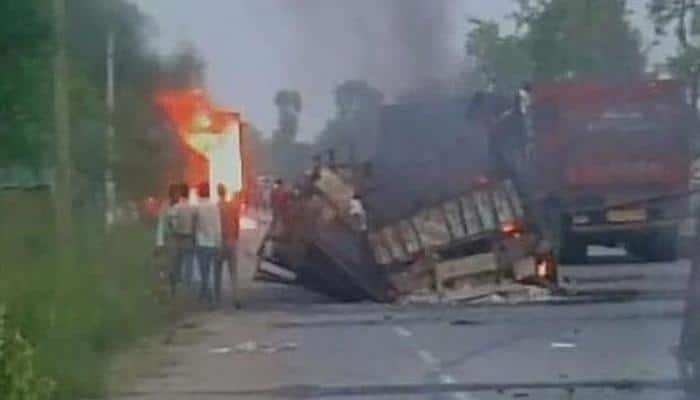 Vehicles torched during Jharkhand bandh