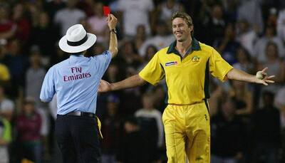 First ever red card in cricket: When Billy Bowden had enough of Glenn McGrath — VIDEO