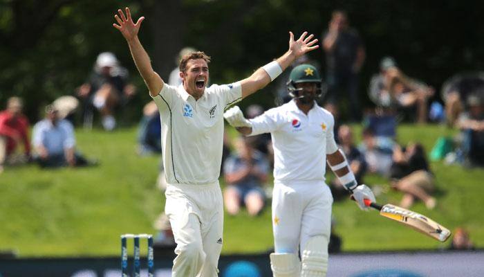 New Zealand vs Pakistan, 2nd Test: Tim Southee`s six keeps Kiwis in front on rain-shortened day 3