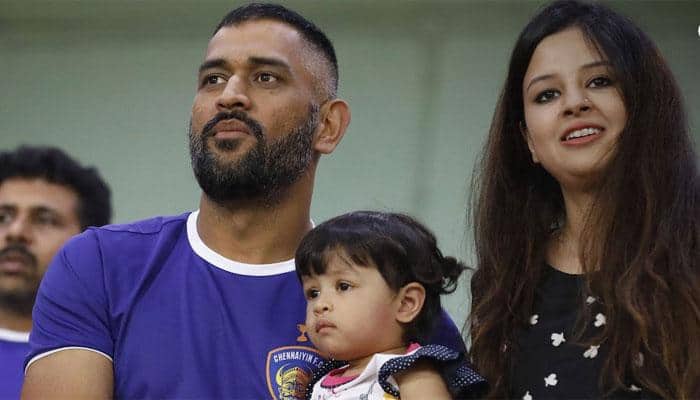 WATCH: Curious Ziva watches daddy MS Dhoni take instructions from flight attendant