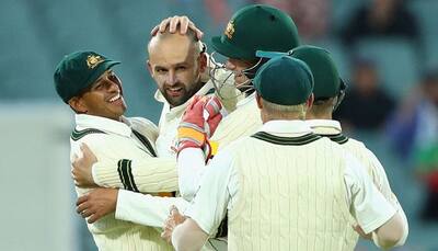 WATCH: Nathan Lyon brags after uprooting JP Duminy's wicket with unplayable delivery