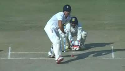 India vs England, Mohali Test: Angry Ravichandran Ashwin removes Alastair Cook with magic delivery — WATCH