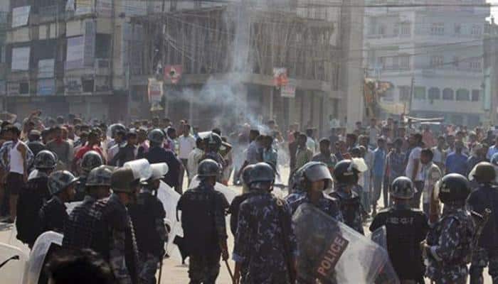 Protests in Nepal against constitution amendment proposal