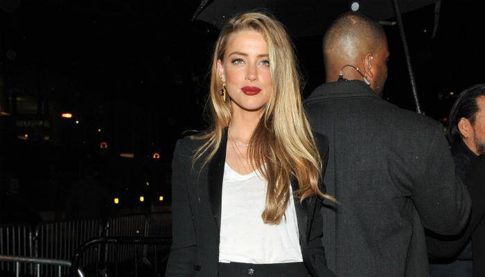 Amber Heard on a date with a mystery man?