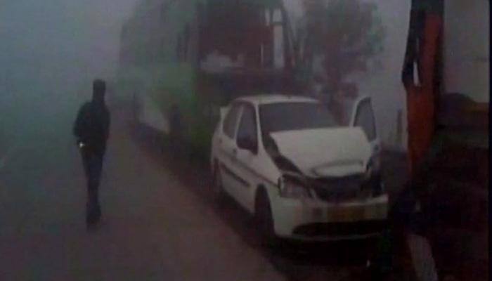 12 cars ram into each other at Yamuna Expressway; 1 killed, 10 injured