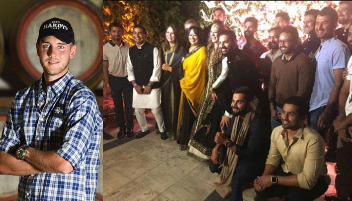 Stuart broad puts '6 sixes' behind to attend Yuvraj Singh – Hazel Keech pre-wedding celebration
