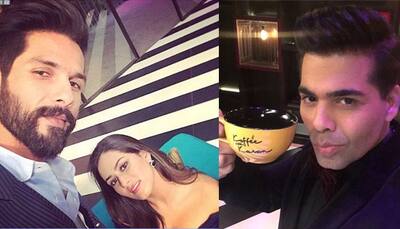Shahid Kapoor and Mira Rajput's 'Koffee date' with Karan'! 