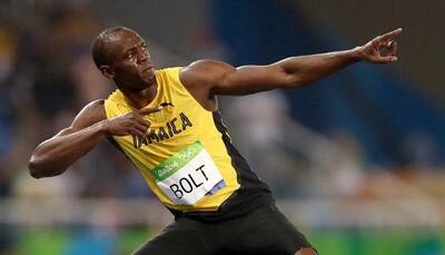 WATCH: Pierre-Emerick Aubameyang challenges Usain Bolt to a race