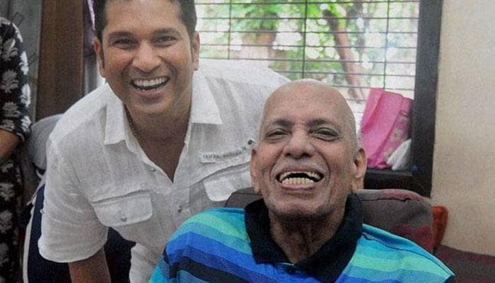 Sachin Tendulkar wishes coach Ramakant Achrekar on his birthday, thanks him for &#039;everything&#039;