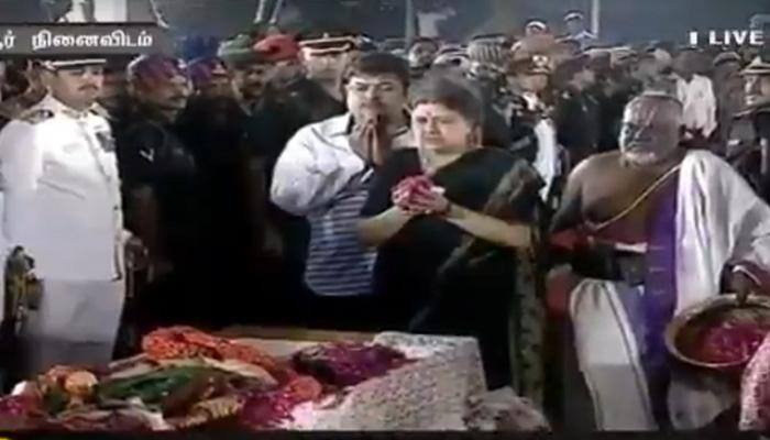 Jayalalithaa buried in Chennai: Know who performed her last rites