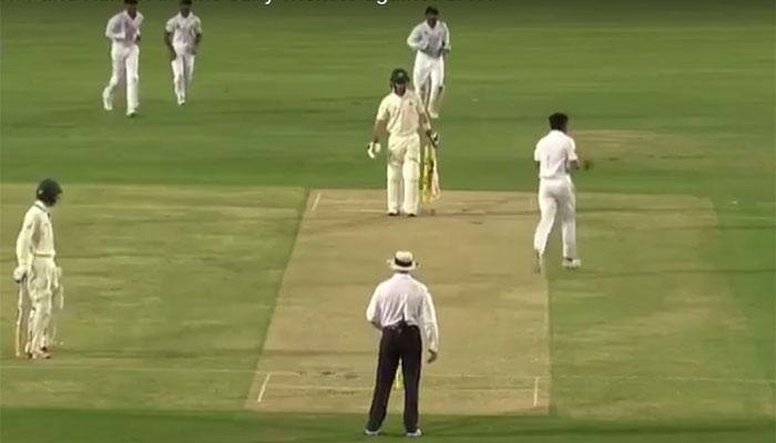 Mohammad Amir's swing-bowling master-class with pink ball — WATCH