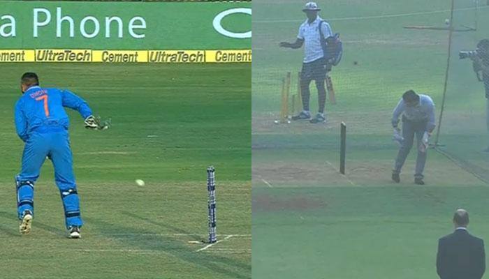 #DoItLikeDhoni: Commentators take on MS Dhoni&#039;s no-look run-out challenge – Watch Video