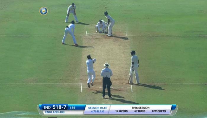 Jayant Yadav places a shot though the legs of silly-point fielder – Watch Video