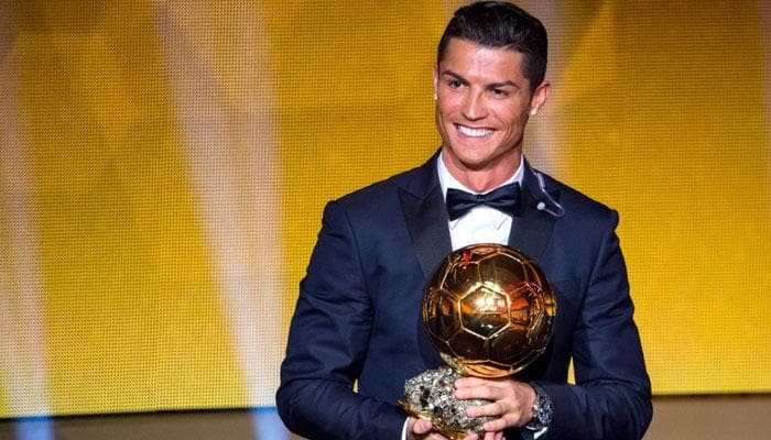 Cristiano Ronaldo beats rival Lionel Messi to win Ballon d&#039;Or for fourth time