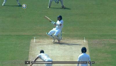Ishant Sharma welcomes Liam Dawson to Test cricket with a nasty bouncer – Watch Video