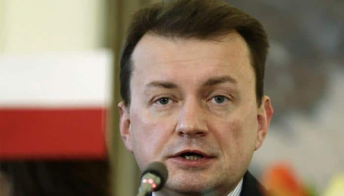 Polish minister Mariusz Blaszczak accuses opposition of trying to seize power illegally