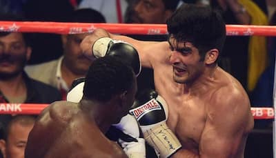 WATCH: The brutal punch from Vijender Singh that knocked out Francis Cheka in title bout