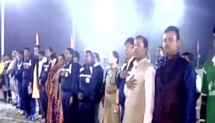 TMC mocked as its MLA Vaishali Dalmiya insults national anthem – WATCH VIDEO