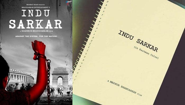 Madhur Bhandarkar shares first poster of &#039;Indu Sarkar&#039;, seeks blessings