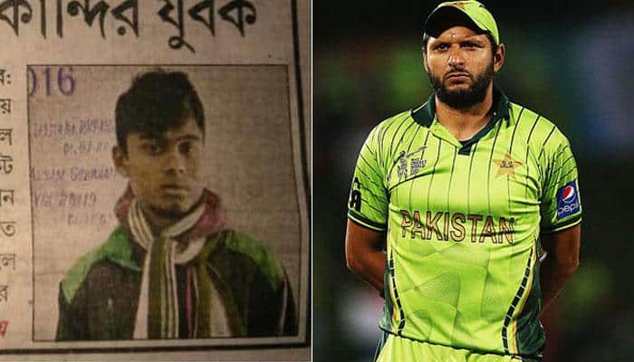 Shahid Afridi&#039;s Indian fan arrested for wearing Pakistan team jersey
