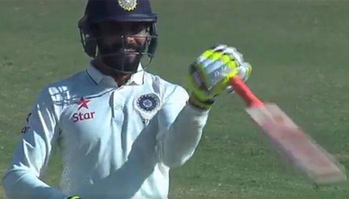 WATCH: On Karun Nair's day, Ravindra Jadeja doesn't forget to show 'sword celebration'