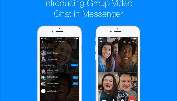 Facebook adds group video chat to Messenger; you can see up to six people at a time