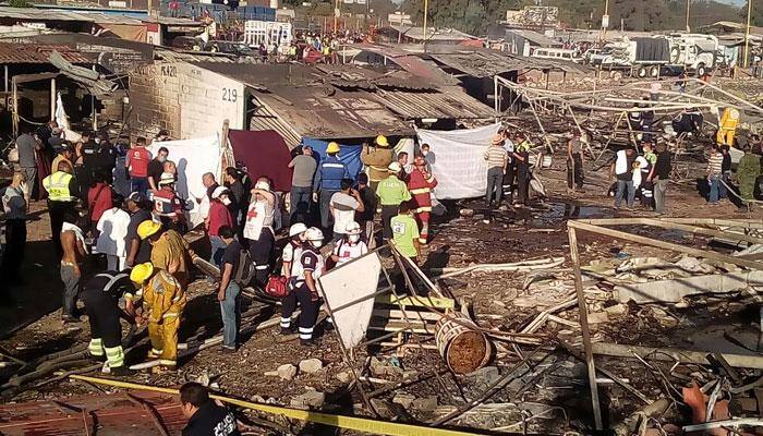 Mexico fireworks market blast kills at least 29, scores hurt