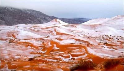 The Sahara desert just witnessed a 'White Christmas' for the first time in 37 years!