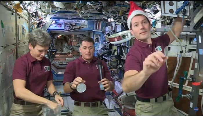 ISS astronauts share their plans for Christmas celebrations in space!