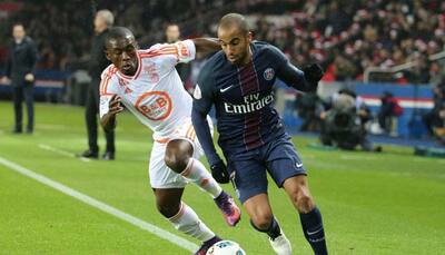 Paris St Germain thrash listless Lorient 5-0, end Ligue 1 on high