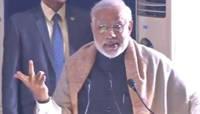 PM Narendra Modi &#039;happy&#039; to see Rahul Gandhi speak, says no more &#039;earthquake&#039; threat now