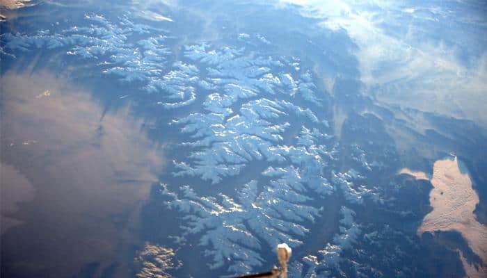 Expedition 50 astronaut Thomas Pesquet ‏tweets breathtaking view of the mountains from space! 