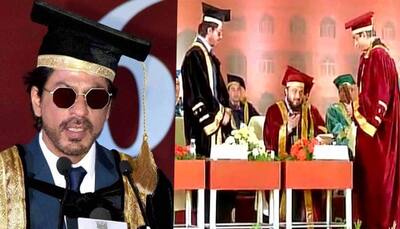 Shah Rukh Khan shares gems of wisdom after getting honoured with a doctorate in Hyderabad!
