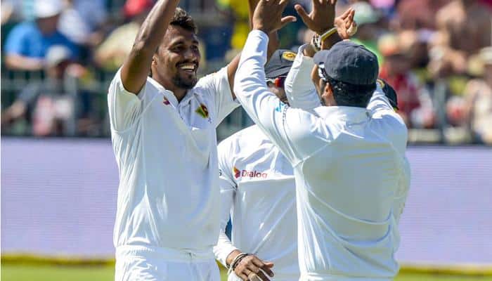 SA vs SL, 1st Test: Suranga Lakmal&#039;s four wickets gives Lankans edge on first day