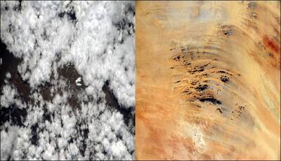 ISS astronaut Thomas Pesquet shares awe-inspiring pics of an 'airbrushed' desert and a cloudy Mount Kilimanjaro!