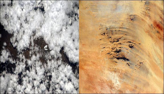 ISS astronaut Thomas Pesquet shares awe-inspiring pics of an 'airbrushed' desert and a cloudy Mount Kilimanjaro!