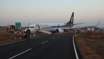 Jet Airways flight veers off runway at Goa airport; DGCA probing incident