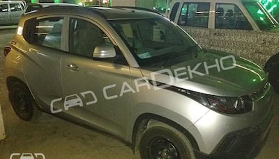 Mahindra KUV100 to come with CNG version; spotted testing