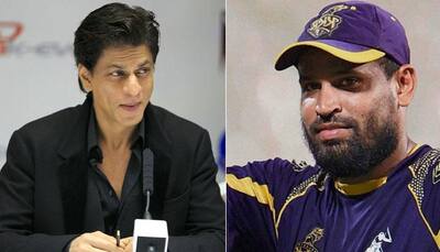 Shah Rukh Khan tells Yusuf Pathan to wear turban instead of helmet in IPL