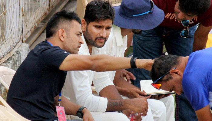 Ranji Trophy: Gujarat's Priyank Panchal dominates first day of semi-finals even as MS Dhoni makes appearance Ranji Trophy: Gujarat's Priyank Panchal dominates first day of semi-finals even as MS Dhoni makes appearance