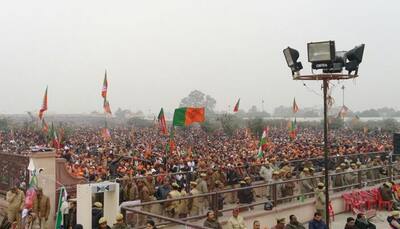 Unprecedented crowd at PM Narendra Modi's Lucknow Parivartan Rally