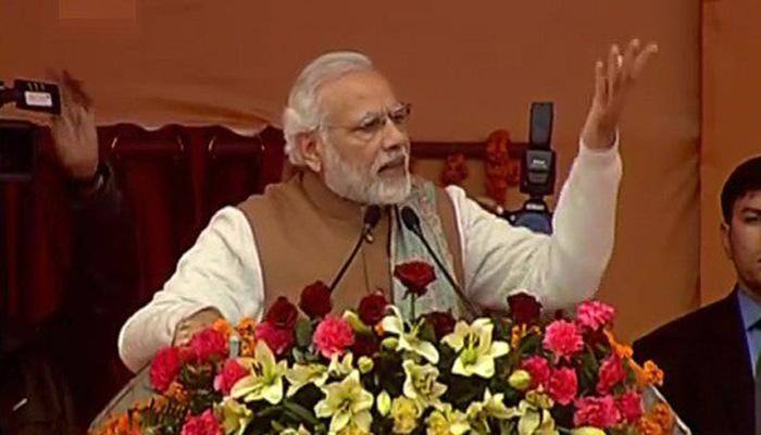 Lucknow rally: PM Modi slams rival parties, urges people of UP to vote for progress 