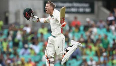 WATCH: David Warner becomes fifth batsman in Tests to complete century before lunch