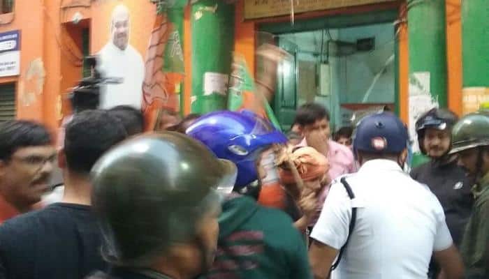 Rose Valley scam: BJP office attacked in Kolkata after TMC MP Sudip Bandyopadhyay​&#039;s arrest