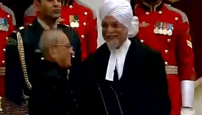 Justice Jagdish Singh Khehar sworn in as Chief Justice of India