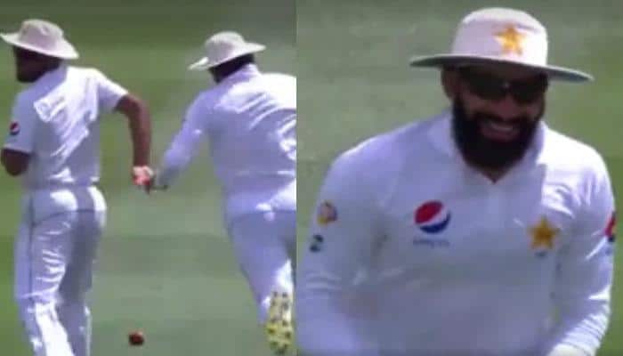 WATCH: Misbah-ul-Haq&#039;s comedy of errors against Australia on Day 2 of 3rd Test at SCG