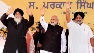 SAD-BJP likely to emerge as largest party in Punjab, may win 50-58 seats followed by Congress; AAP number three: Survey