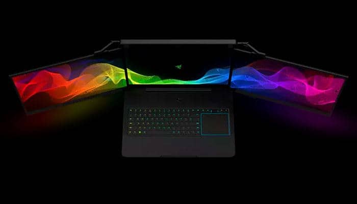 Check out Project Valerie, Razer&#039;s insane three-screen gaming laptop concept