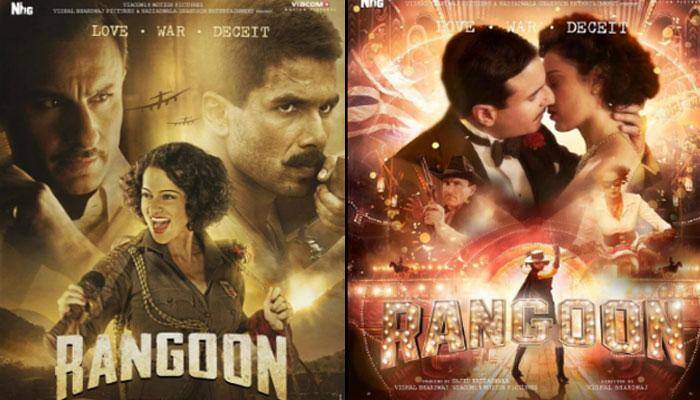 &#039;Rangoon&#039; TRAILER alert! Kangana Ranaut, Saif Ali Khan and Shahid Kapoor&#039;s love battle in war zone is a must watch!