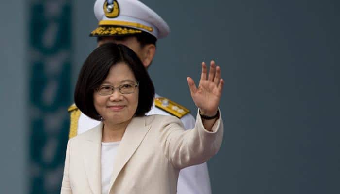 Taiwan President heads to US as Beijing watches
